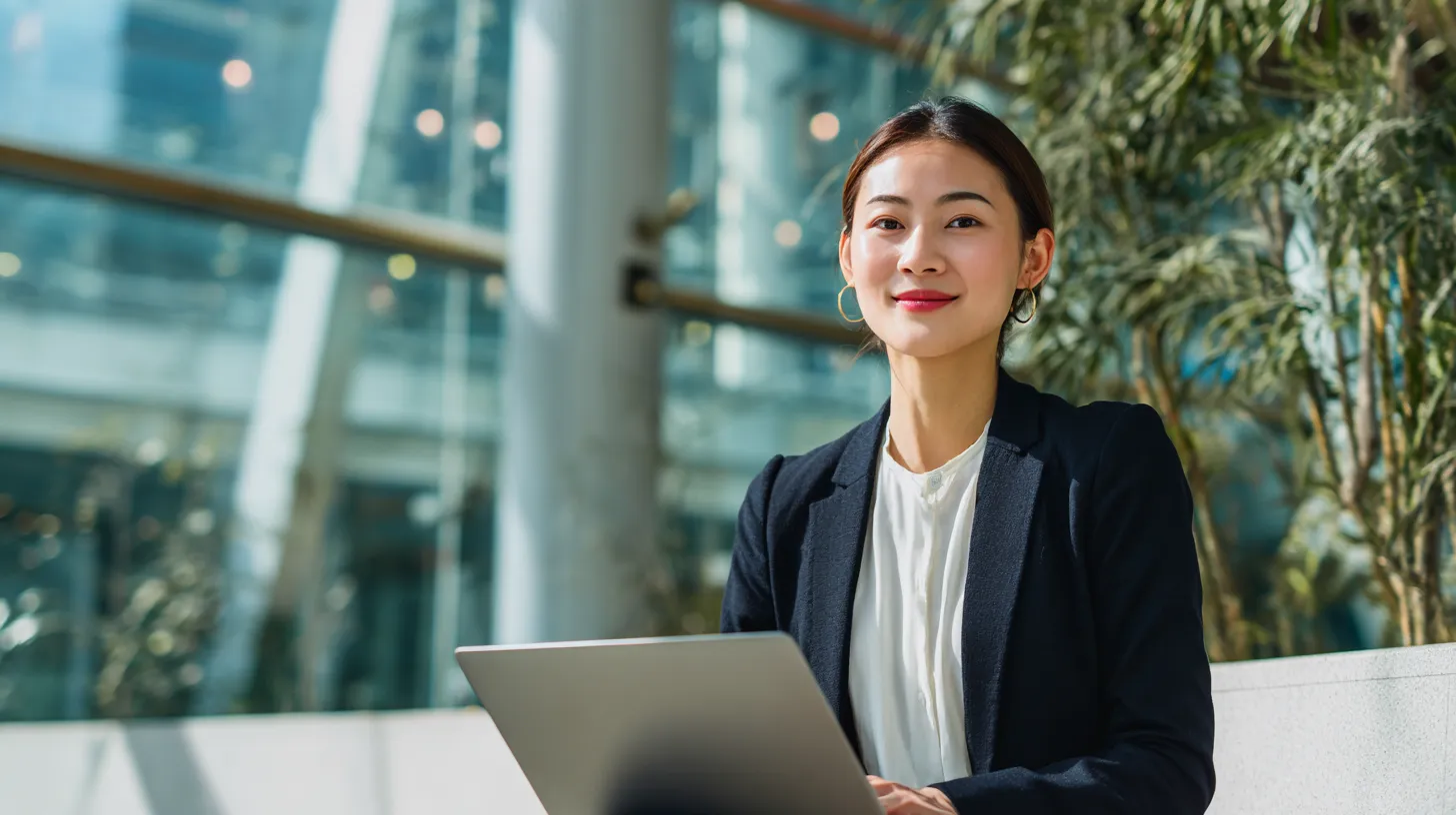 _medium_close-up_of_a_young_asian_career_woman