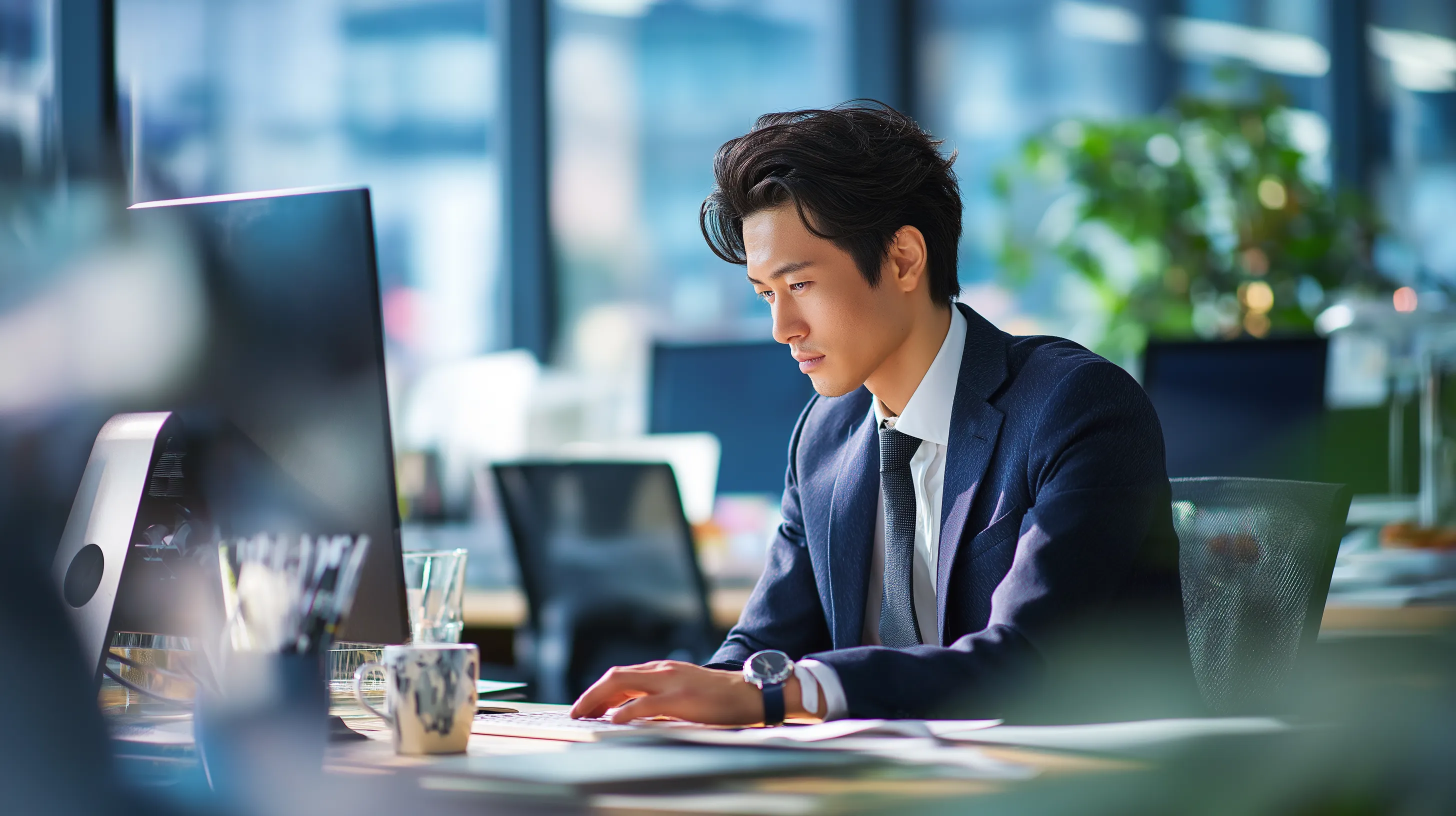 _salaryman_sitting_at_desk_modern_office