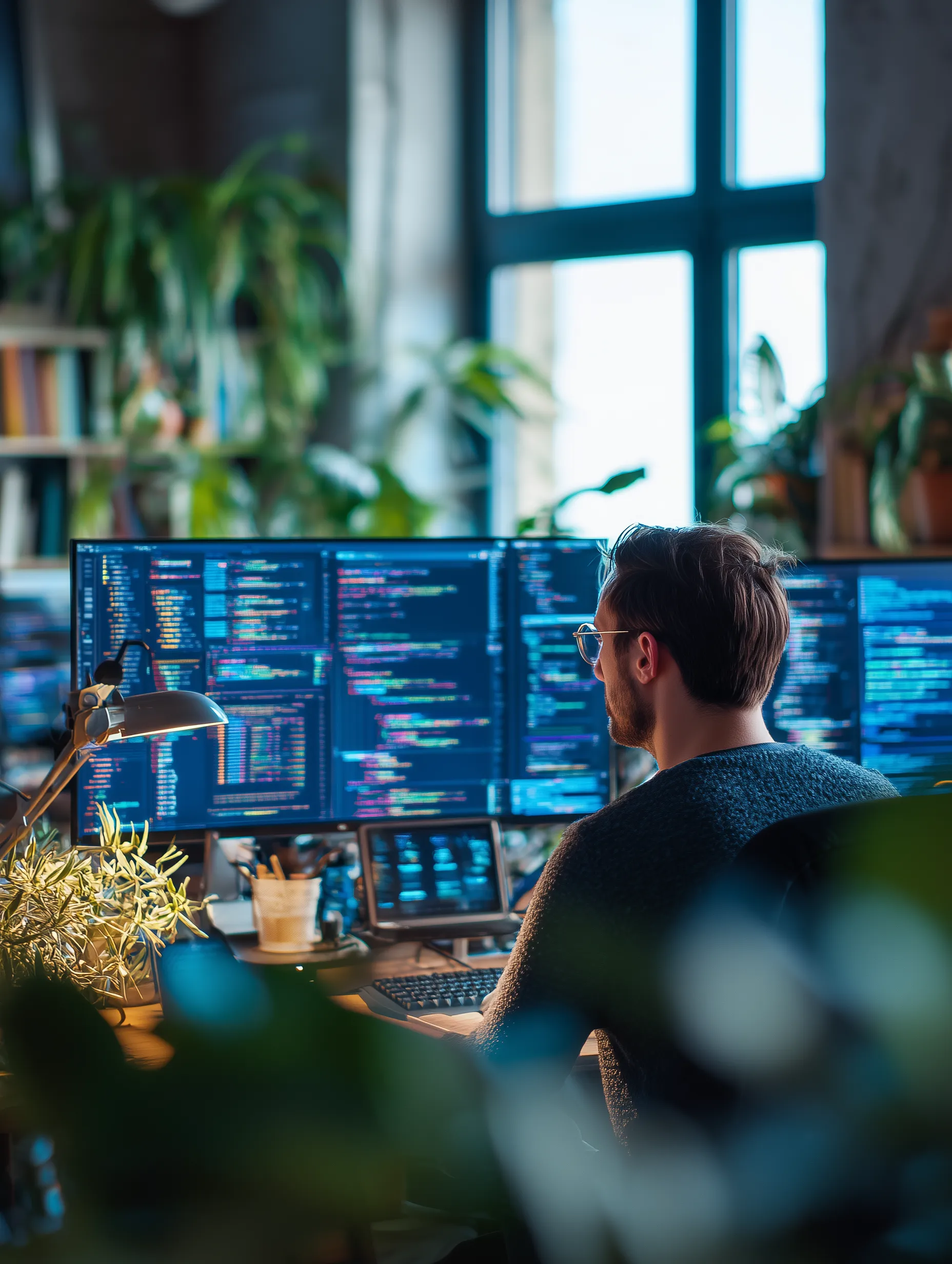 zaha_hadid_a_low-angle_portrait_shot_of_a_focused_young_male_
