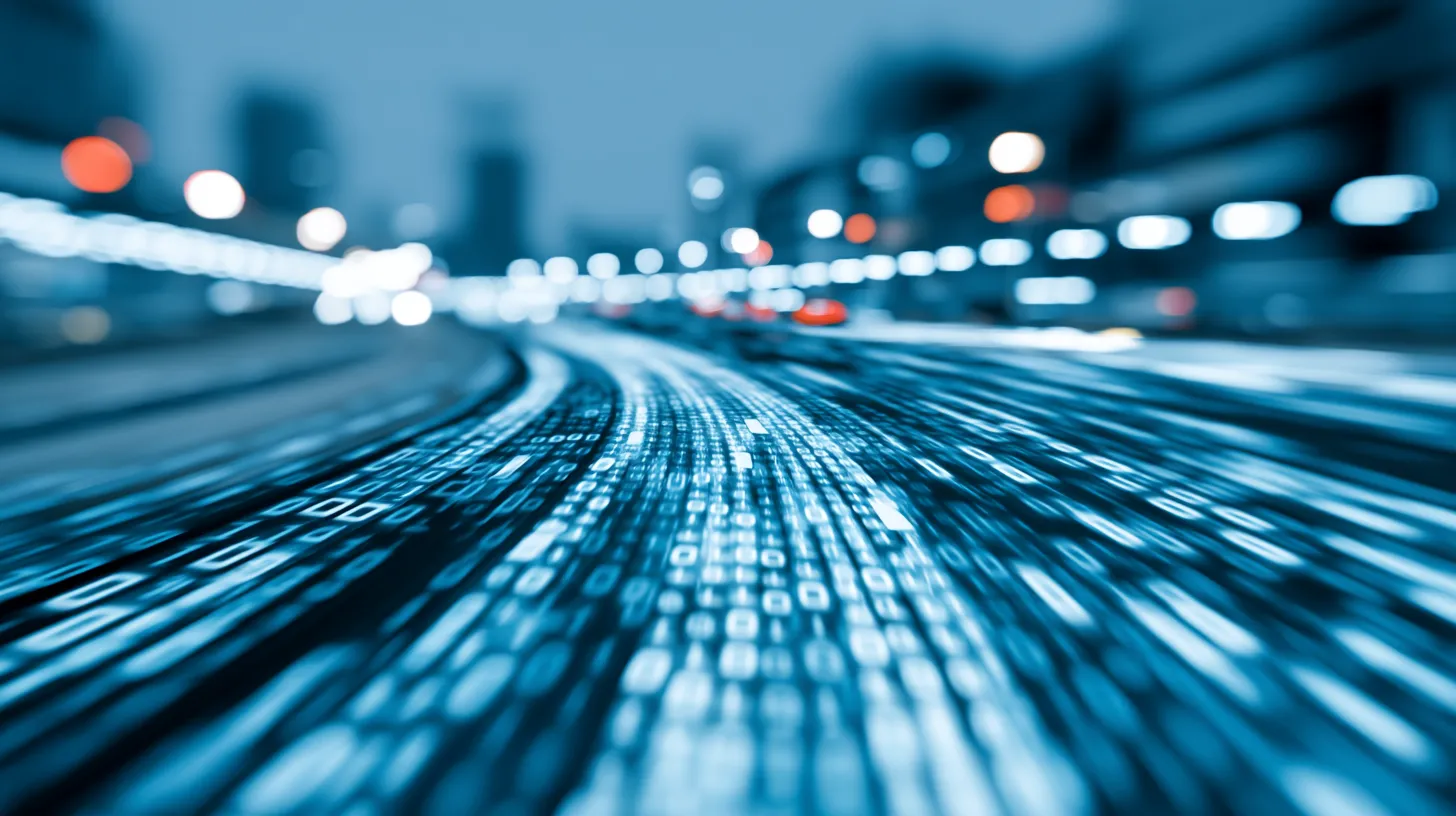 _a_high-speed_light_trail_in_motion_with_binary_code