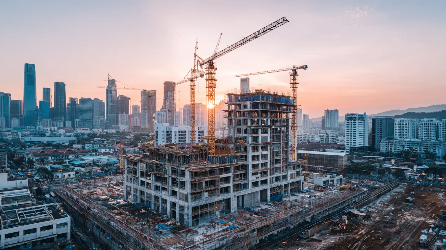 drone_aerial_view_of_high-rise_building_construction
