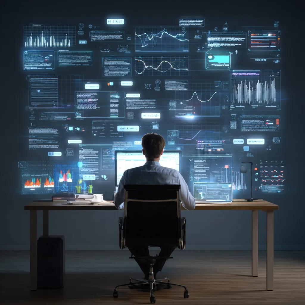 a_businessman_sits_at_a_sleek_desk_surrounded